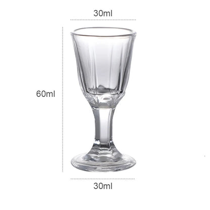 6Pcs Shot Glass 10Ml Small Capacity Glass Spirits Cup Goblet Spirits Cup Wine Dispenser Wholesale Transparent Cups Drinkware