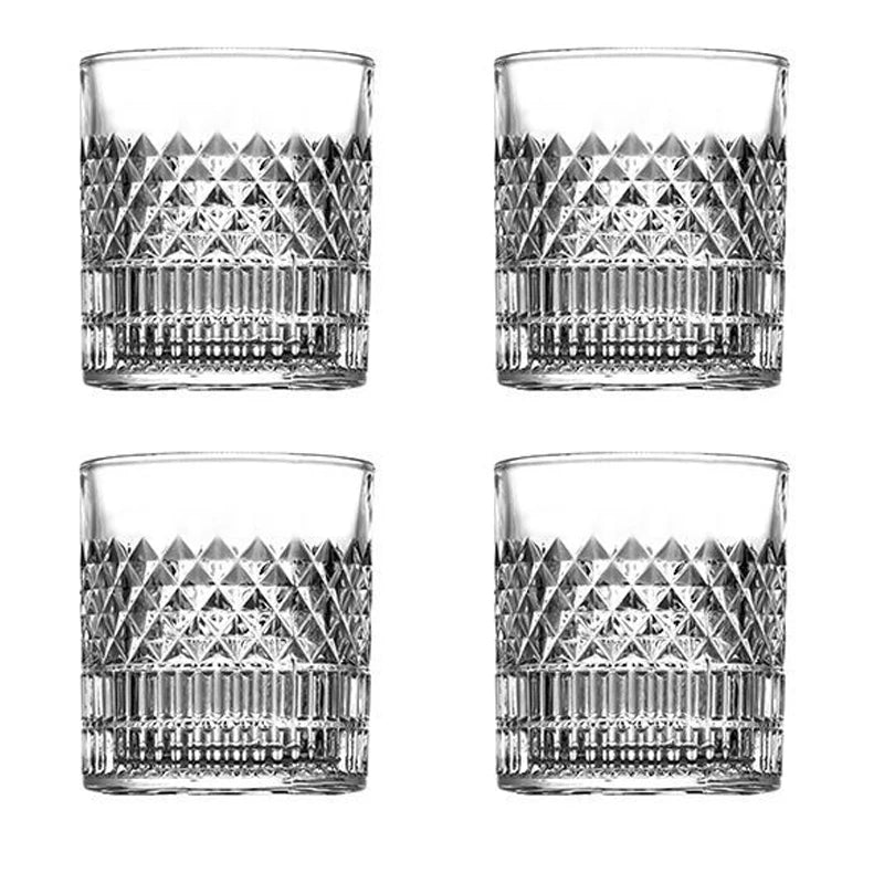 1/2/3/4Pcs Cups 335Ml Transparent Whiskey Cup for Party/Home/Bar European Crystal Glass Wine Cup Wholesale Cups Mug Beer Glass